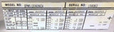 Power One SPM5J2U6U6C4 DC Power Supply 1500 Watts W/Custom Load/Control Box