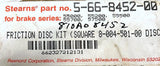Stearns 8-004-501-00 Friction Disc Kit