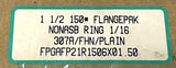 FPGAFP21R1506X01.50 Flangepak Kit 1-1/2 150# NonASB Ring 1/16 307A/FHN/Plain