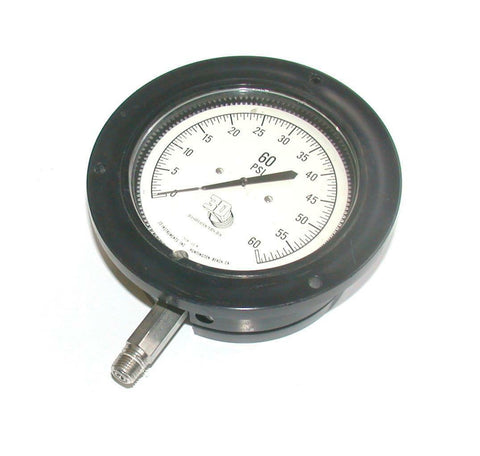 3D INSTRUMENTS  25504-22B11GAD  BOTTOM MOUNT AIR PRESSURE GAUGE 1/4 NPT 0-60 PSI