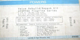 New Siemens Powers VF591SD Flowrite Series Rebuild/Repack Kit, Model 591-966