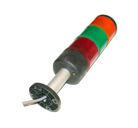 TELEMECANIQUE INCANDESCENT ORANGE GREEN RED LIGHT STACK XVAL3 SERIES