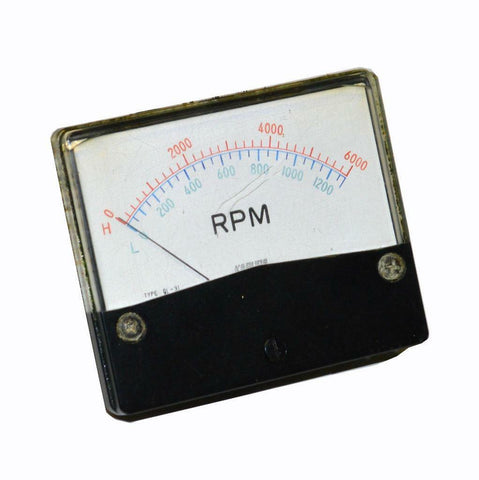 KASUGA QL-31 P3.67720 RPM PANEL METER 0-6000 RPM