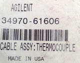 Agilent 34970-61606 Thermocouple Cable Assembly