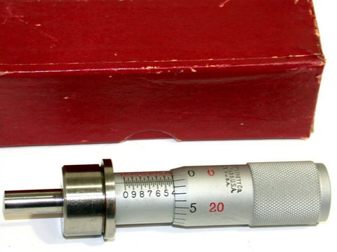 Starrett .001" 2 Dual Reading Micrometer Heads 0 T0 1"