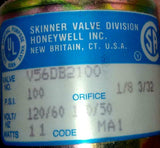 New Skinner  V56DB2100  Solenoid Valve 110/120 VAC 1/4 NPT 11 Watts