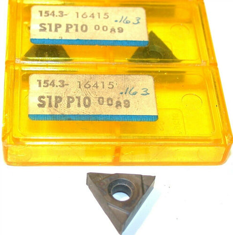 Lot of 9 New Sandvik S1P P10 Carbide Inserts 154.3-16415