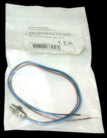 New Brad Harrison Woodhead 4R3P06A27C300 Connector Cable 3P 300 MM M8 X 0.5