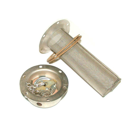 NEW FLOW-EZY  7718  STAINLESS STEEL FILLER CAP STRAINER 6"