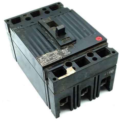 General Electric TED134100 3 Pole Circuit Breaker 100A 480V