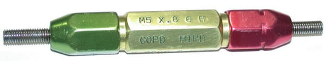 Hemco M5 X 8.6 Thread Gage Go/No Go Plug Gage