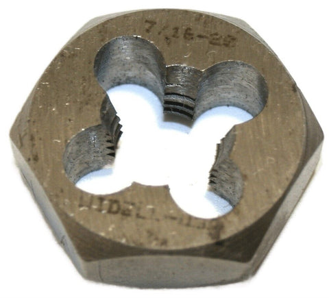 Widell Hex Rethreading Die for 7/16"-20 Thread Made in the USA