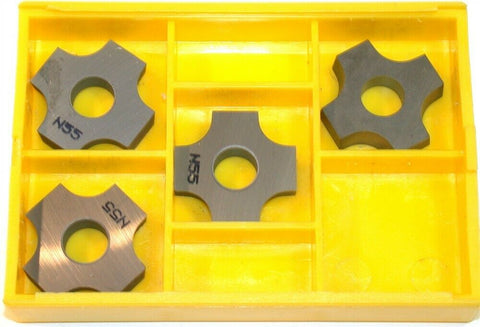 Lot of 4 New Newcomer Indexable Carbide Inserts SNMA-84IR16-N55