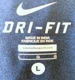 Nike Dri-Fit Men's Seattle Seahawks NFL Football Navy Short Sleeve Shirt Size L