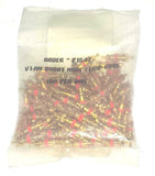 New Bag of 100 Unbranded Short High Temp Brass Valve Stem Cores