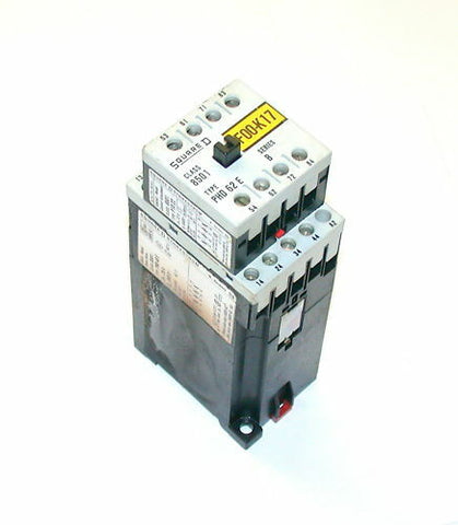 SQUARE D CONTROL RELAY 24 V 20 AMP MODEL 8501PHD40E   8501P1D22