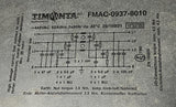 Timonta FMAC-0937-8010 Line Filter 50/60 Hz 440VAC