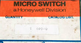 Honeywell Micro Switch OPD-Q Splash Proof Limit Switch