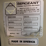 Sergeant 1620C L-Bar Sealer 120V Single Phase