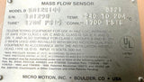 Micro Motion D12 Mass Flow Meter S012S100 8821 Tube 1700Psig Conn. 1700Psig