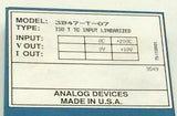 New Analog Devices  3B47-T-07  Isolated Linearized TC Input Module
