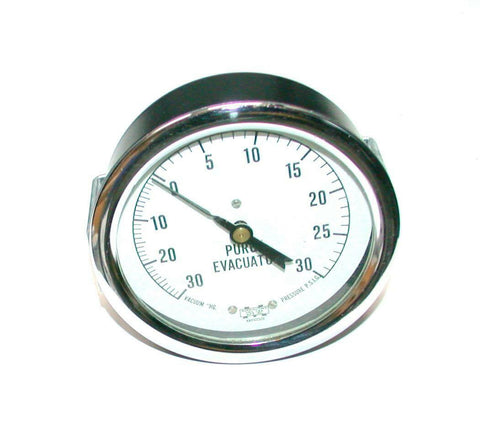 Marshalltown  KM03ZZ-320  Panel Mount Purge Evacuation Gauge W/Bracket 1/4 NPT