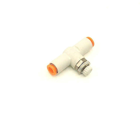 New SMC  AS 2051F  Push Lock Flow Control 1/4" Airline Fitting