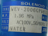 Saginomiya WEV-2006GPW@13 2-Way Solenoid Valve 100VAC 50/60HZ 1.96MPa