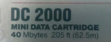 Box of (5) 3M DC 2000 Mini Data Cartridge 40MB 205FT.