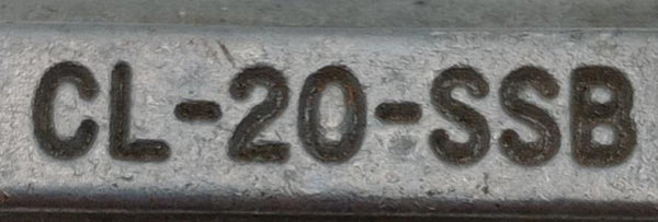 Lot of (2) Carr-Lane CL-20-SSB Spring Stop Button