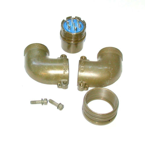 NEW  3108B-20-15P   CIRCULAR 7-PIN MALE 90 DEGREE ANGLE CONNECTOR