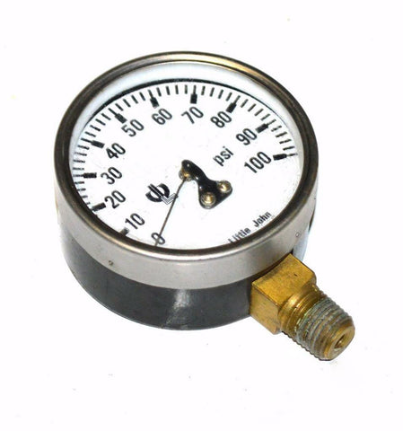 NEW MCDANIEL CONTROLS 0-100 PSI PRESSURE GAUGE 1/4" NPT