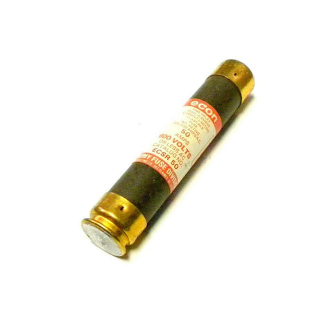 FEDERAL PACIFIC ELECTRIC ECON   ECSR 50   TIME DELAY FUSE 50 AMP 600 VAC
