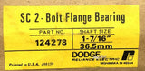Dodge 124278 Flange Mount Bearing 1-7/16" Bore 2-Bolt