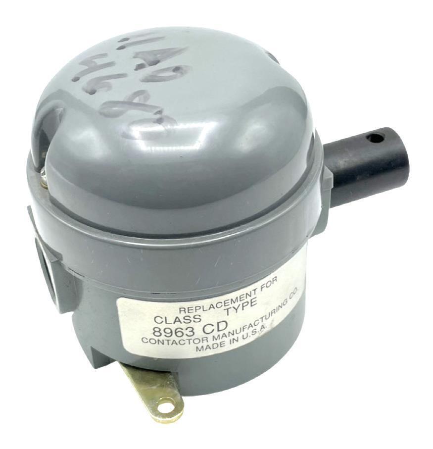 Contactor Manufacturing Class 8963 Type CD 3-Position Master Switch