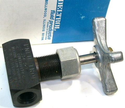 Deltrol Pneu-Trol 1/4" Hydraulic Needle Valves 10000 PSI S250S0 S-250-S0 New