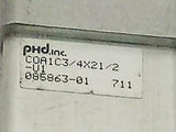 PHD  C0A1C3/4X21/2  Pneumatic Air Cylinder 3/4" Bore 2-1/2" Stroke