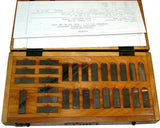 Webber 28 Piece Thin Block Set with case .010"- .100"