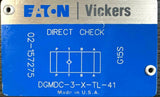 Eaton Vickers DGMDC-3-X-TL-41 Direct Check Valve