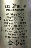 ITT MP 33 60/240 C Capacitor 240 Volts 60 uF