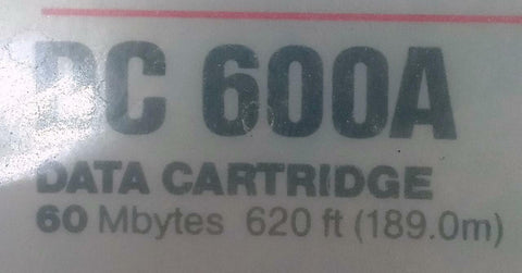 3M DC600A Data Cartridge 60MB 620Ft.