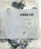 Lot of 10 New Festo QSLV-G1/4-6-I Push-in L-fittings 186149