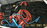 DRANETZ 658 POWER QUALITY ANALYZER W/ CASE, CABLES, LEADS AND PROBE