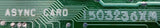 IBM 1503236XM  XM ASYNC Circuit Board Card
