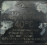 Zinsco RC38AL-40 2 Pole Twin Circuit Breaker 40A 120/240VAC Plug-In Mount
