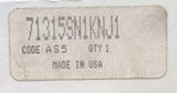 Honeywell 71315SN1KNJ1 Solenoid Valve Body