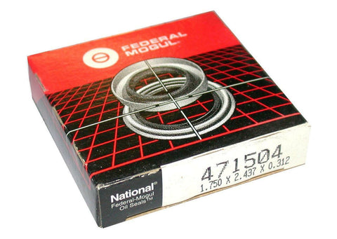 BRAND NEW FEDERAL MOGUL OIL SEAL 1.75" X 2.437" X 0.312 MODEL 471504 (6 AVAIL)