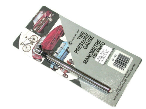 NEW SUPEREX DUAL SCALE TIRE PRESSURE GAUGE 50-122