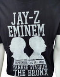 Hanes Men's Jay-Z Eminem Yankee Stadium Home And Home 2010 Black Shirt Size L