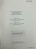 Cohu Models 204A & 204AR Electronic Galvanometers Instruction Manual